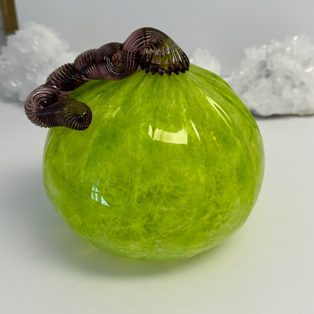 Glass Blown Pumpkin